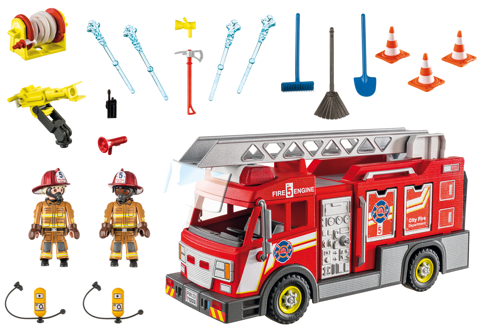 Fire Truck - 71233 | PLAYMOBIL®